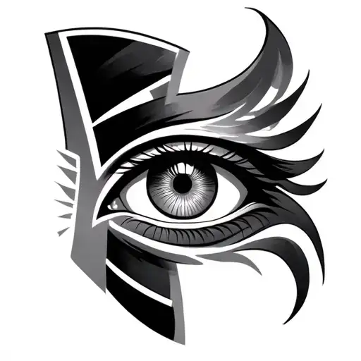 Eye Of Ra tattoo design idea