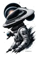 interstellar movie reference tattoo design idea