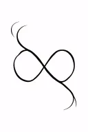 infinity symbol tattoo design idea