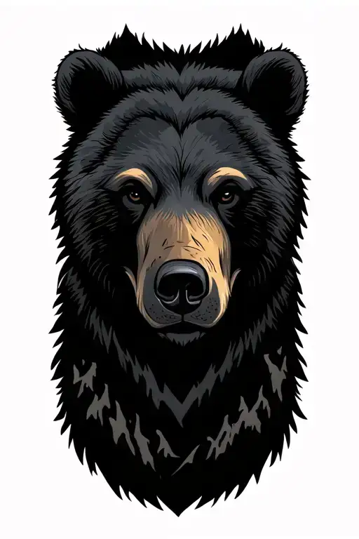 brother bear mountains  tattoo design idea