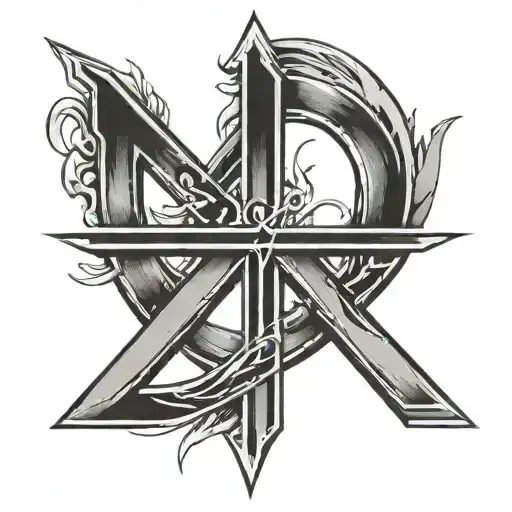 222 and God is greater than the highs and lows tattoo design idea