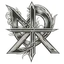 222 and God is greater than the highs and lows tattoo design idea