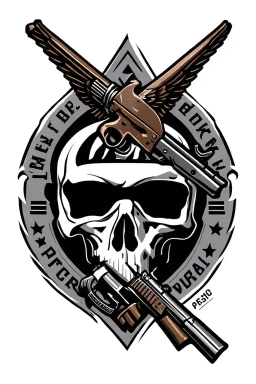 Delta Force Logo tattoo design idea