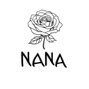 "nana" rose tattoo design idea