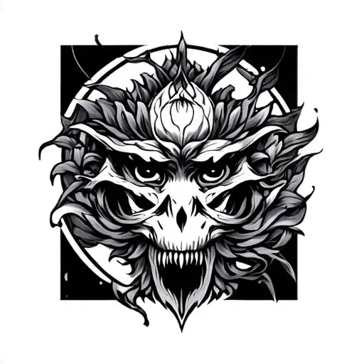 Japanese for strength tattoo design idea