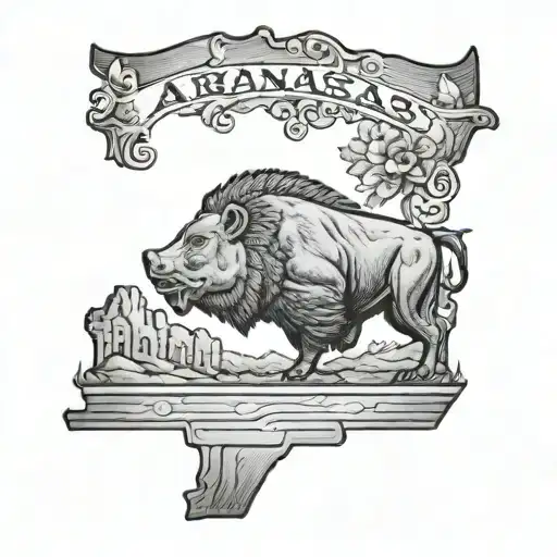 Arkansas tattoo design idea
