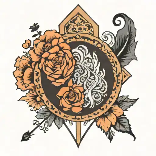 I am looking for a minimalist tattoo that will indicate my struggle with anxiety, depression and PTSD due to being an em tattoo design idea