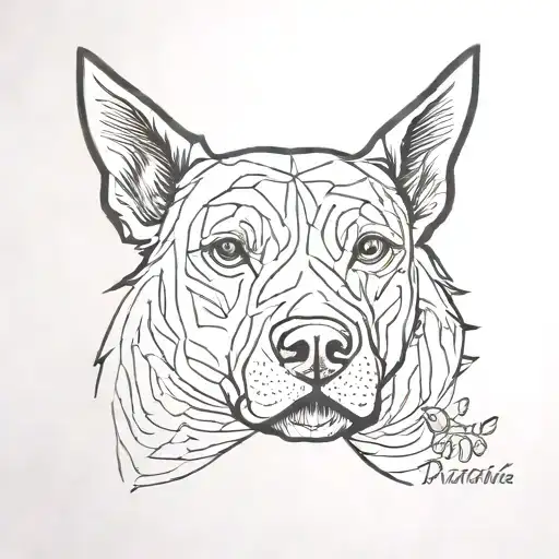 dog memorial tattoo tattoo design idea