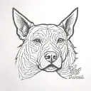 dog memorial tattoo tattoo design idea