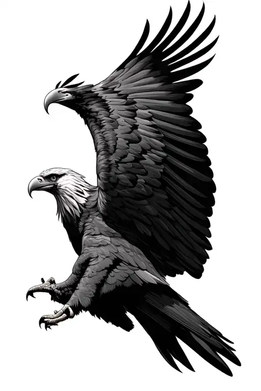 include verse isaiah 40 31 with an eagle tattoo design idea