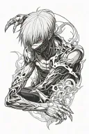 Ken Kaneki tattoo design idea