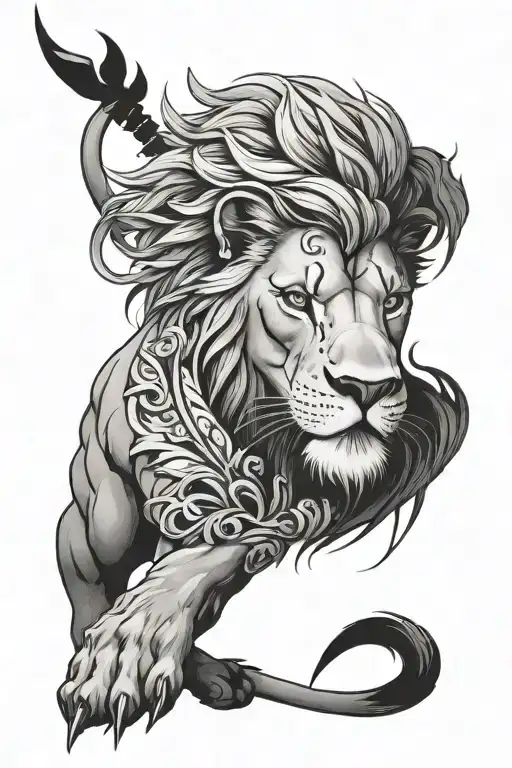 scar lion king sleeve tattoo tattoo design idea