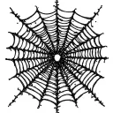 spider webs entwined, spider webs only, no spider, fine line, detail tattoo design idea
