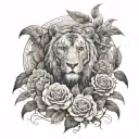 greatness surrounded by blessings tattoo design idea
