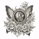 greatness surrounded by blessings tattoo design idea