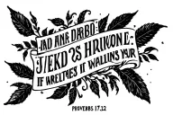 Proverbs 17:22 written across tattoo design idea