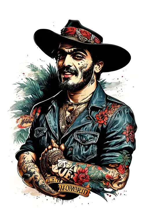 Gang London 1800s Street tattoo design idea