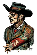 Gang London 1800s Street tattoo design idea