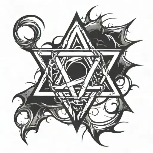 anarchy symbol tattoo design idea