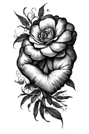 Bicep tattoo design idea