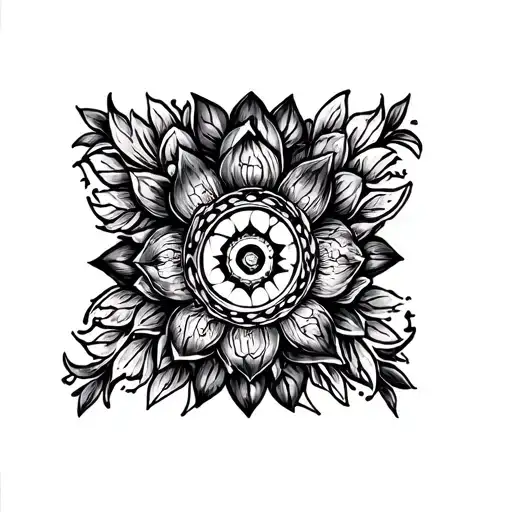 Tamil tattoo design idea