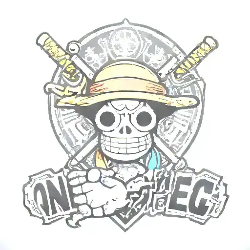 One Piece gomu gomu no mi tattoo design idea