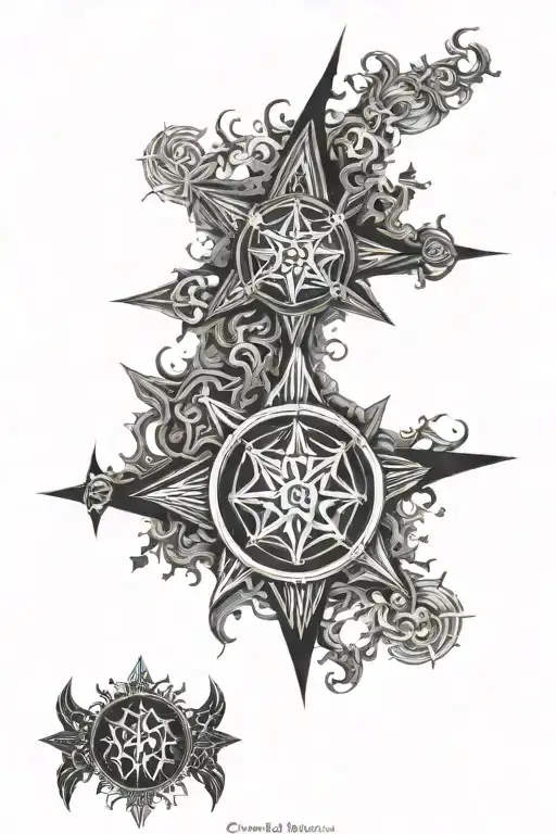 Pagan, Slavic, symbolism, god Perun, Kolovrat, Slavic gods tattoo design idea