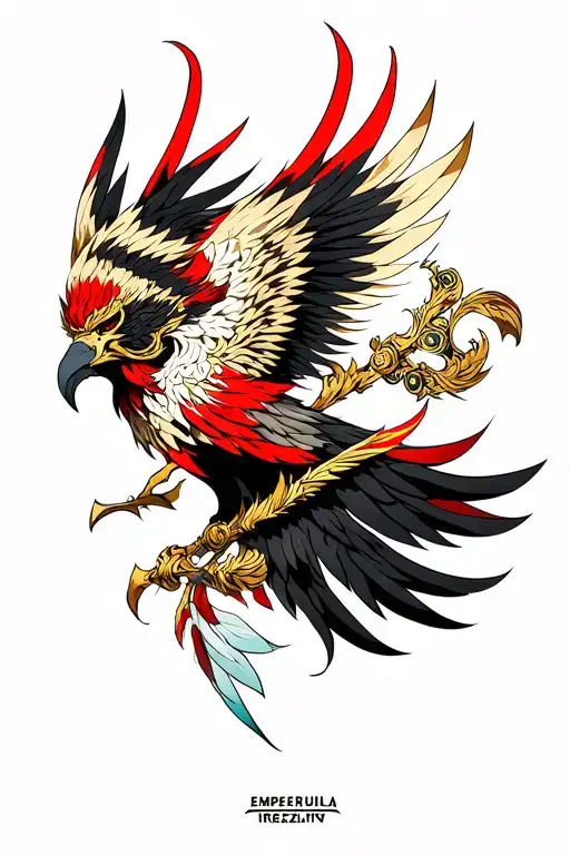 emperors aquila warhammer 40k tattoo design idea