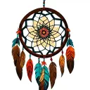 native American dreamcatcher tattoo design idea