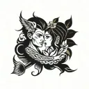 couple tattoo tattoo design idea