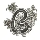 Jersey with the number 8 tattoo design idea