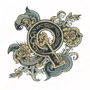 Jersey with the number 8 tattoo design idea