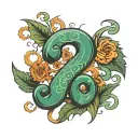 Jersey with the number 8 tattoo design idea