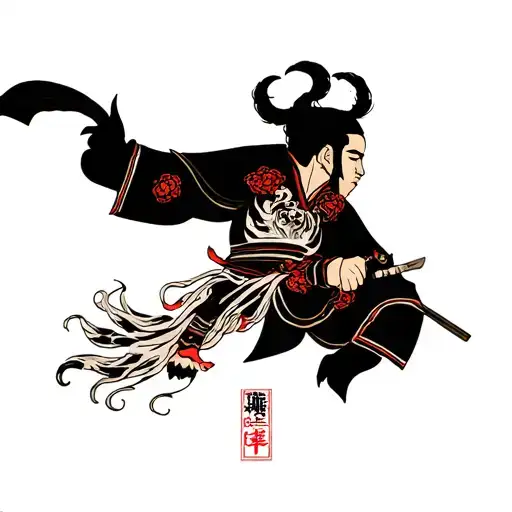 brotherhood warrior tattoo design idea