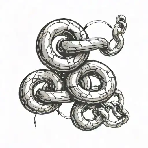CHAIN LINK tattoo design idea
