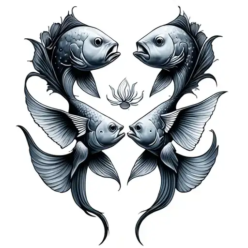kimberly and pisces Fish tattoo design idea