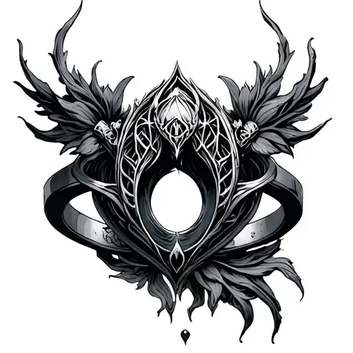 Malenia Elden Ring tattoo design idea