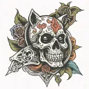 ACES AND EIGHTS  tattoo design idea