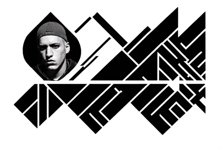 Eminem album covers tattoo design idea