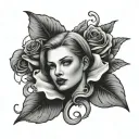 worthy scripted tattoo design idea