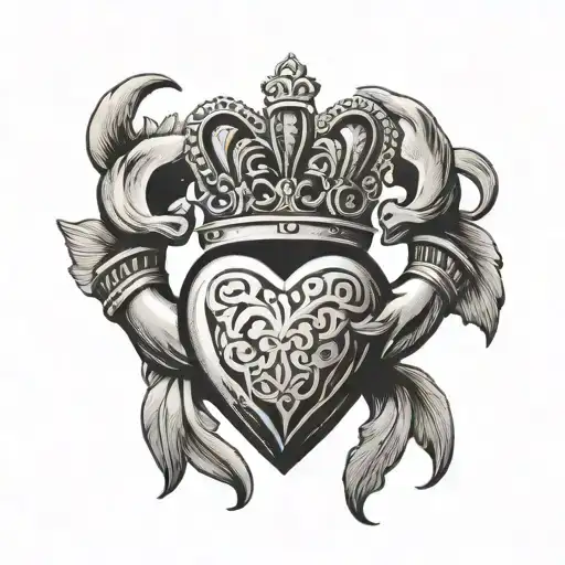 Claddagh tattoo design idea