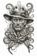 oiler whit naples tattoo design idea