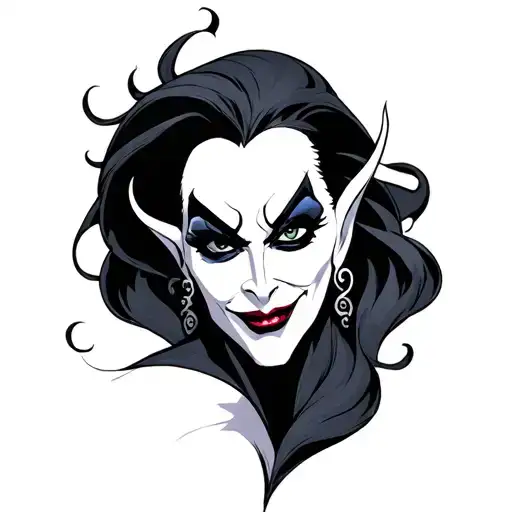 disney villain tattoo design idea
