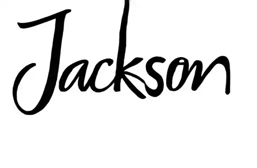 "Jackson" tattoo design idea