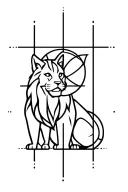 Nordic lion travel basketball cats tatoo tattoo design idea