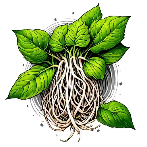 Bean Sprout tattoo design idea