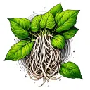Bean Sprout tattoo design idea