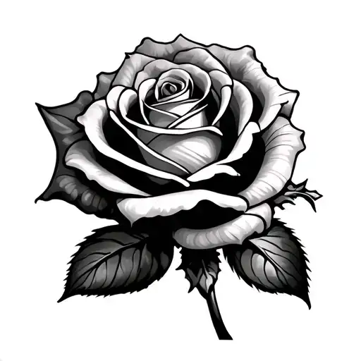 rose tattoo tattoo design idea