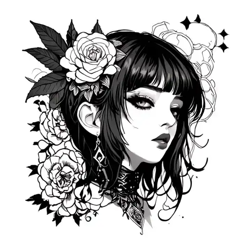 gothic tattoo design idea