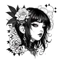 gothic tattoo design idea